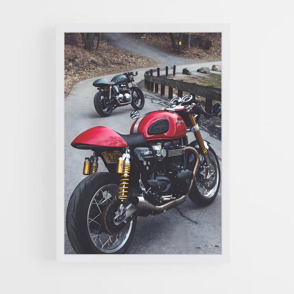 Poster Thruxton RS Radieux – affiche Triumph (vue 3)